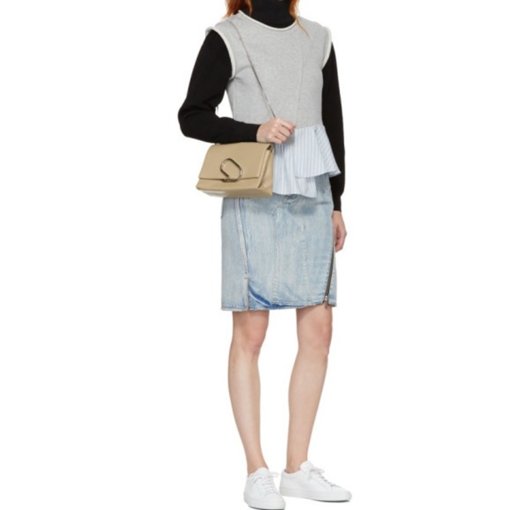 3.1 Phillip Lim Gray and Blue Striped Top - NWT